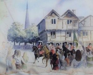 The Duke of Monmouth enters Bridgwater